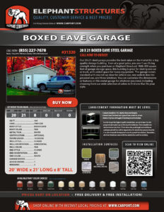 Bpxed Eave Garage