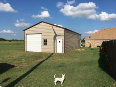 24x51 Custom Commercial Two Car Garage