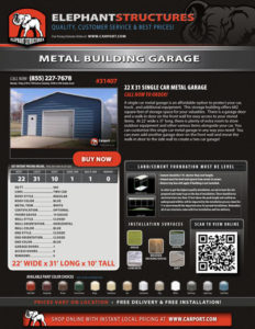 Metal Building Garage