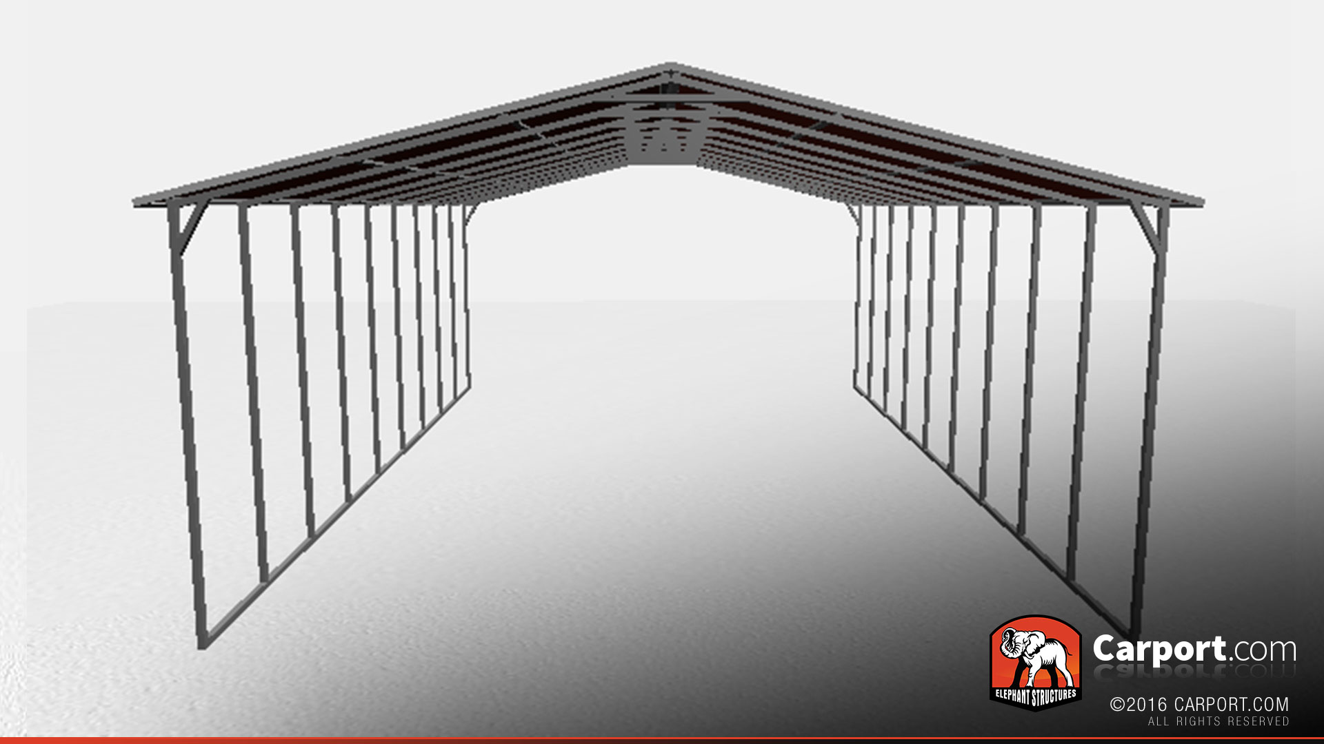 26x36x10-metal-boat-shelter-vertical-roof-32295-front 26 x 36 x 10 metal boat shelter