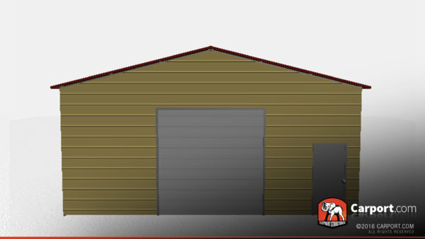 Vertical roof metal warehouse