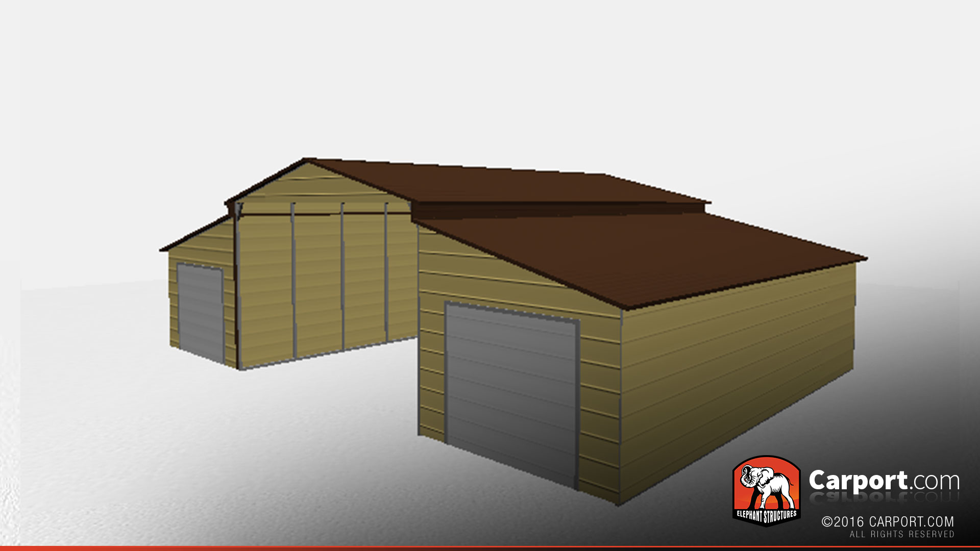 30x40x12-ridgeline-barn-w-two-garage-doors-32329-side