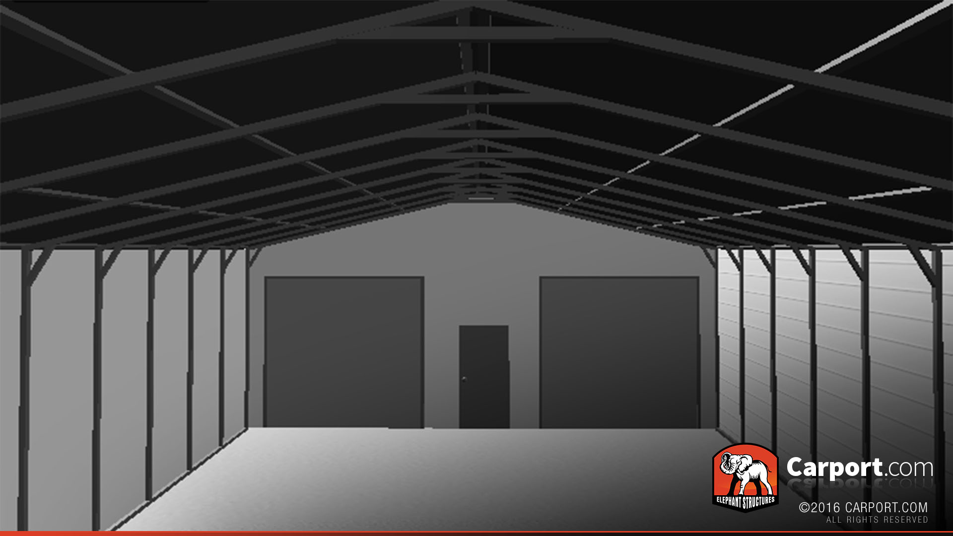 30x51 Storage Building 30x51 Storage Building Interior