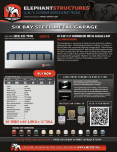 Six Bay Garage