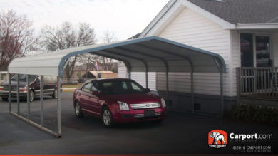 18x21 Two Car Carport Regular Style