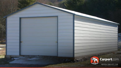 18x26 Steel Garage for One Car
