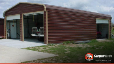 22x31 Metal Building with Back Entrance