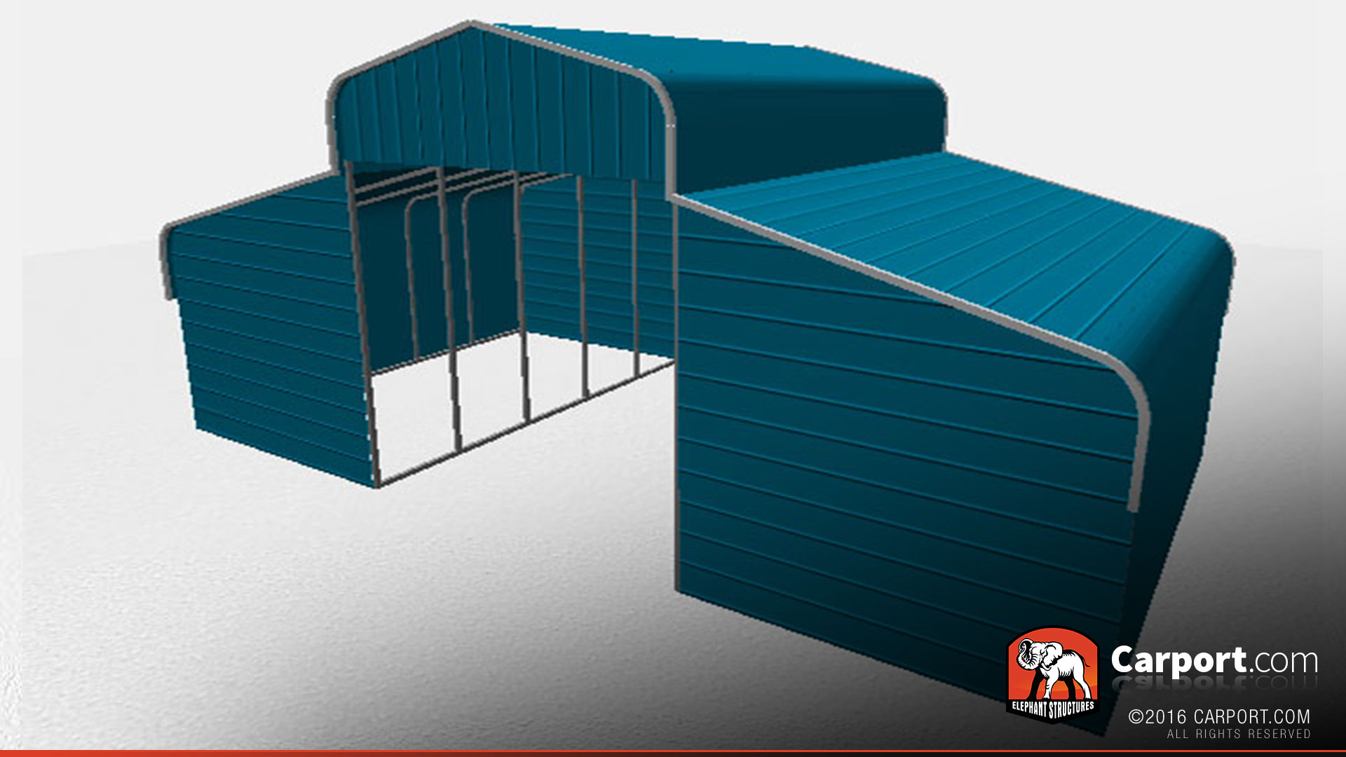 36x31x10-horse-barn-curved-roof-32299-side2 36 x 31 x 10 metal horse barn curved roof