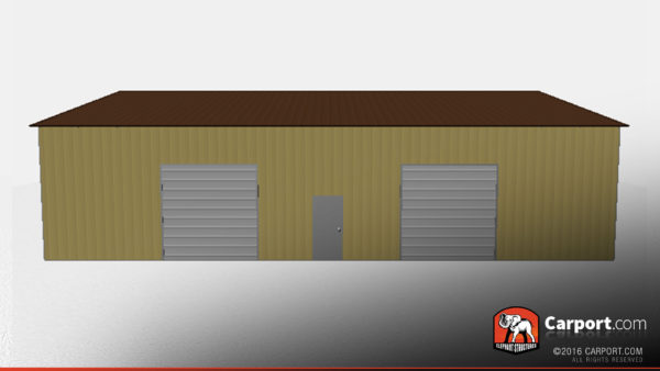 40 by 60 vertical commercial steel garage