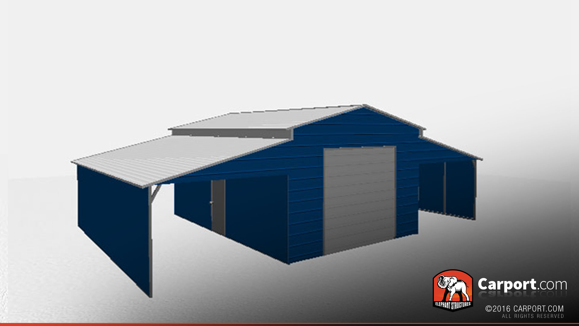 42x26x12-metal-storage-building-w-lean-tos-32314-side1 42 x 26 x 12 metal storage building with lean-tos