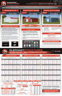 Elephant Structures Enclosed Garage Pricing Sheet 45BD thumbnail
