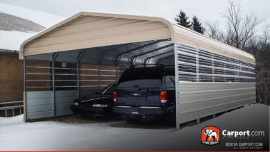 20x26 Custom Double Wide Carport