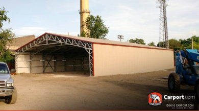 40x51 Custom Commercial Carport