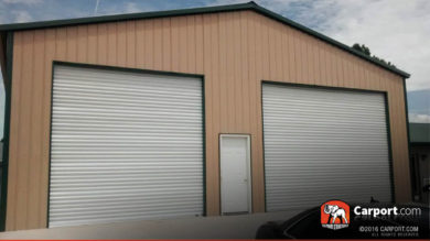 30x31 Three Car Garage with Green Roof