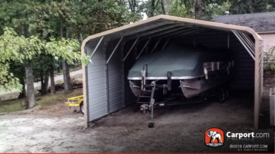 14x21 Single Wide Metal Carport