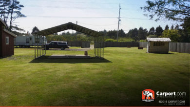 24x21 Two Car Carport