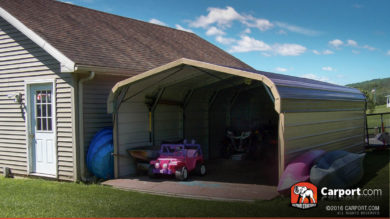 20x24 Double Wide Carport