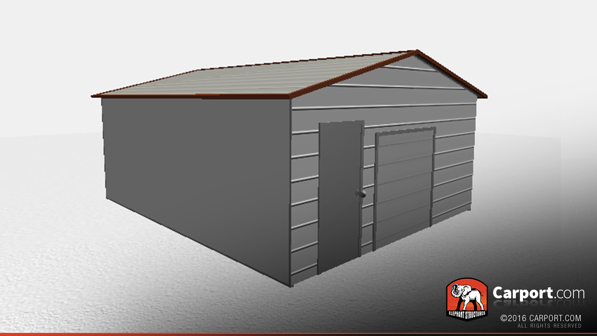 two-car-metal-workshop-garage-w-a-frame-roof-32306-side2 metal workshop