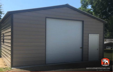 A two car garage from Carport.com.